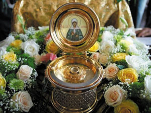Прибыли мощи святых в Витебск