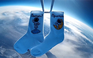 «Поехали! Приехали!» Белорусские носки отправили в космос
