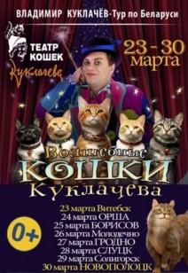 «Волшебные кошки Куклачёва» 0+