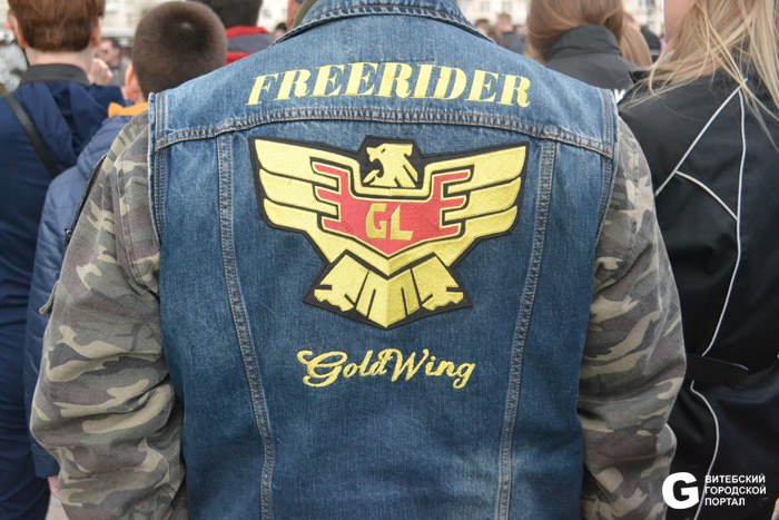 Представитель федерации свободных байкеров FREERIDER Gold Wing (Полоцк)