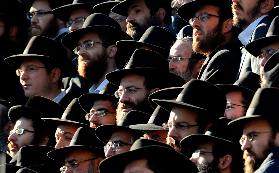 хасиды на границе с Украиной