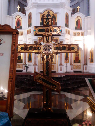 крест-мощевик в Витебске