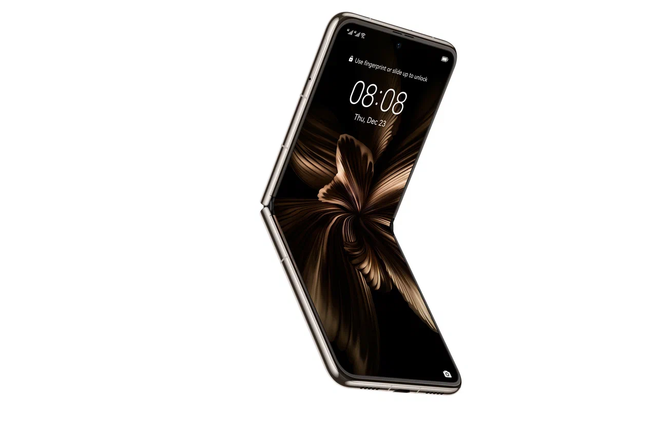 mkt_huawei_p50_pocket_product_image_hq_premium_gold_front_30_right_half_fold_120_unlock