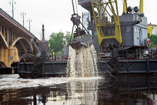 перекрыто русло реки Западная Двина