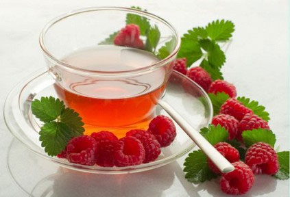Чай с малиной