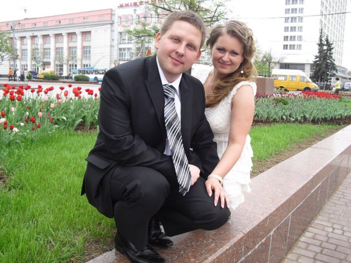 Александр Леонидович с женой