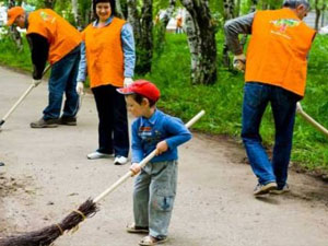 Субботник в Витебске
