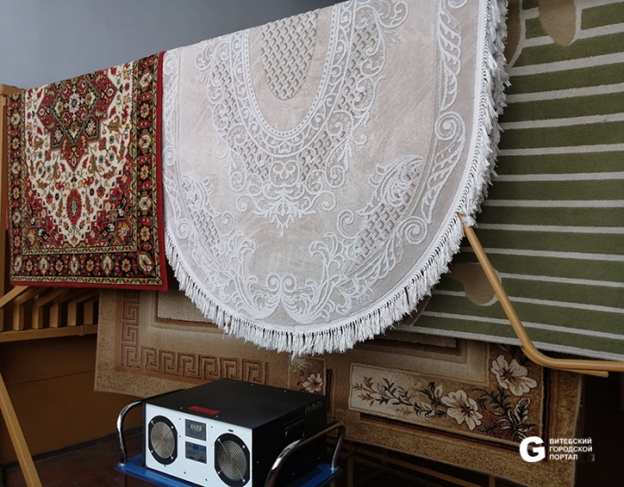 Чистка и обметывание ковров - товары и услуги Химчистка и стирка белья ...