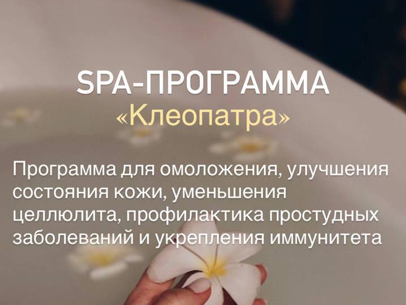 СПА-ПРОГРАММА «Клеопатра»