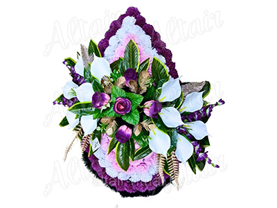 Венок 1,1 м ритуальный В-82