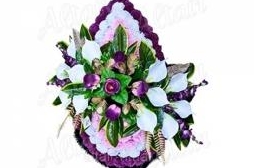 Венок 1,1 м ритуальный В-82