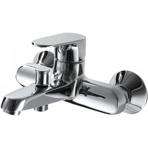 F6120178CP-01 BRAVAT ALFA Смеситель однорычаж. д/ванны и душа , Китай