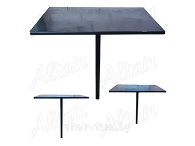 Стол на кладбище металлический 60х50х140 см