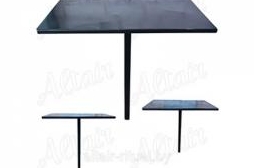 Стол на кладбище металлический 60х50х140 см