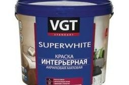 VGT Superwhite краска супербелая влагостойкая, интерьерная 15кг