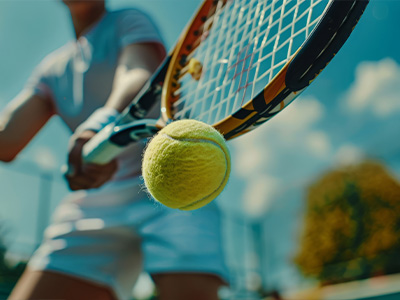 Пользование теннисным кортом: