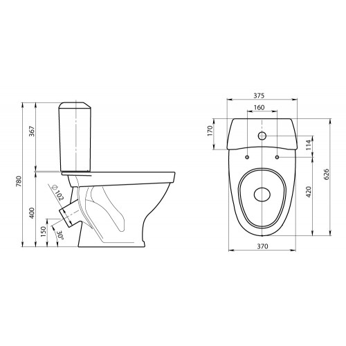 Унитаз-компакт 