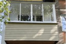 Вынос балкона, балкон с крышей