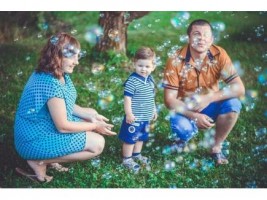 Фотосъёмка с мыльными пузырями на свадьбу, день рождения, семейный праздник, выписку из роддома