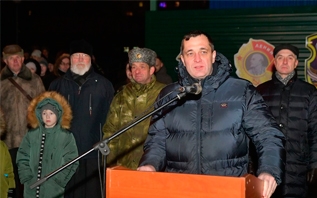 Александр Субботин принял участие во встрече вернувшихся из Казахстана витебских миротворцев