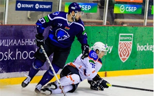 Хоккеисты "Витебска" вырвали победу у лидера чемпионата Беларуси