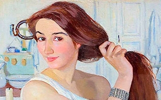 “За туалетом” картина Зинаиды Серебряковой. Урок красоты и женственности