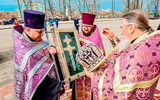 С 8 по 14 апреля в Витебске будет находиться крест Евфросини Полоцкой