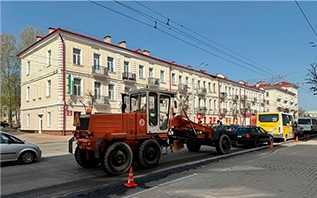 В Витебске началась реконструкция улицы Ленина. В связи с ремонтными работами изменится схема движения транспорта