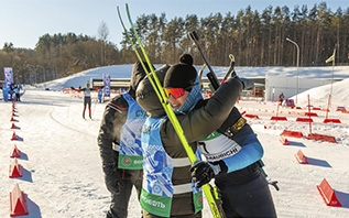 Сборная Витебской области стала чемпионом на юношеском первенстве страны по биатлону