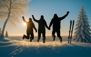 А1 встречает весну и делится, где абоненты компании отдыхали этой зимой