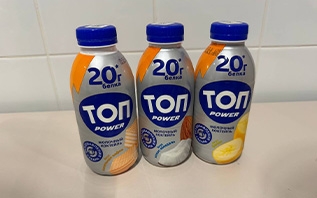 В Беларуси появились высокобелковые молочные коктейли без сахара