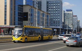 Карты Яндекса начали показывать движения общественного транспорта в Минске и Могилеве в реальном времени