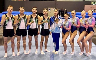 Белорусы выиграли мужской и женский командный турниры на ЧЕ по прыжкам на батуте